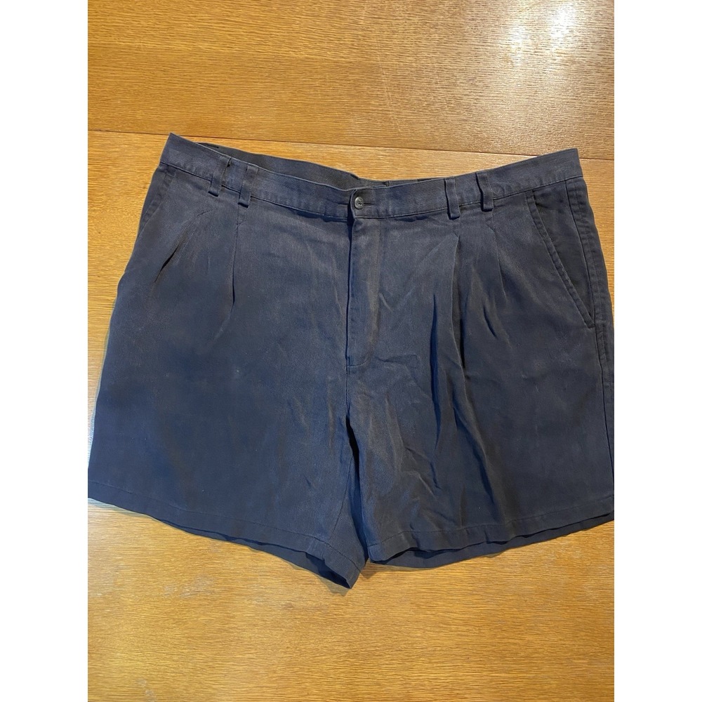 Tori Richard Shorts Men's 42 Black Lyocell Beach Casual Hawaiian Micro Corduroy